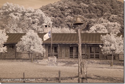 False Color Infrared View of the Front of the House