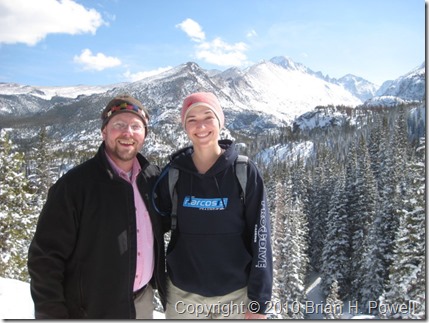 Snowshoeing in RMNP